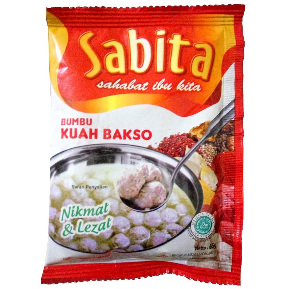 

Kuah Bakso Sabita 65g