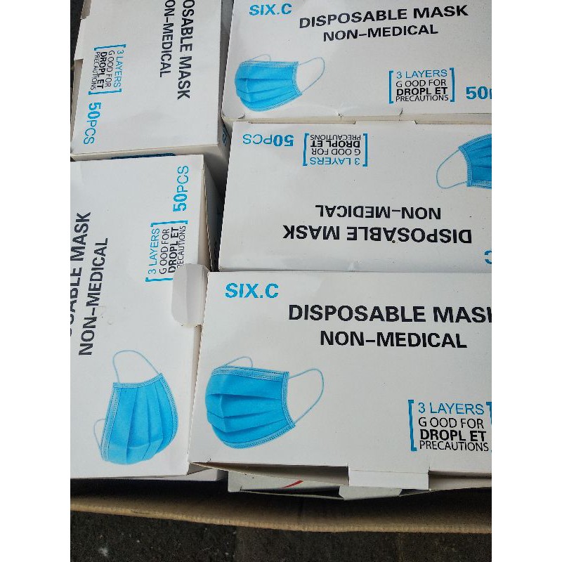 masker earlop 3 ply sebox isi 50.