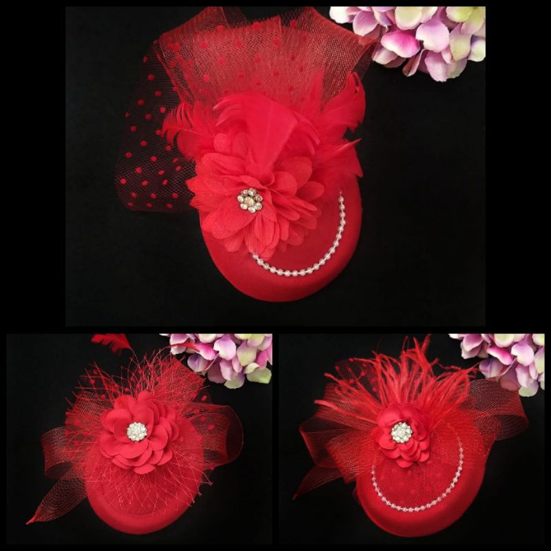 1PC - HEADPIECE / FASCINATOR / HIASAN RAMBUT