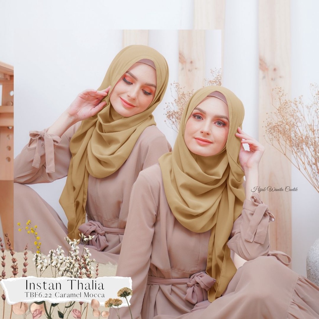 Hijabwanitacantik - Instan Thalia | Hijab Instan | Jilbab Instan-Caramel Mocca