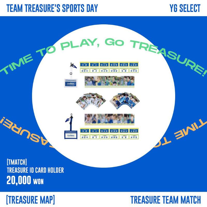 TREASURE MD TMATCH ID CARD HOLDER – BLUE & WHITE