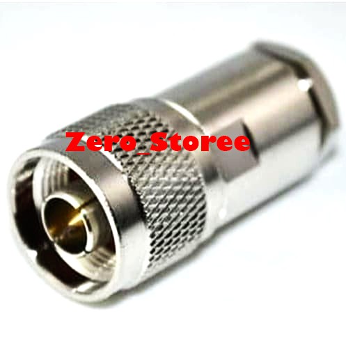 Konektor N male to RG-8 Kabel Koaxial RG8 Coaxial Cable ke Connector Clamp RG 8 N Laki Cowok Klamp