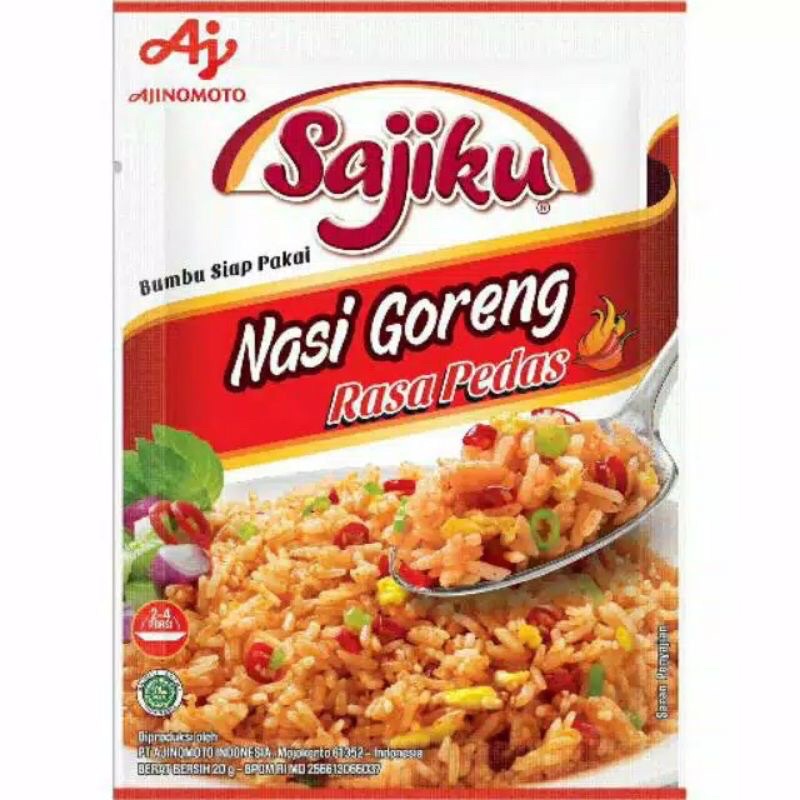

1 pcs sajiku nasi goreng pedas