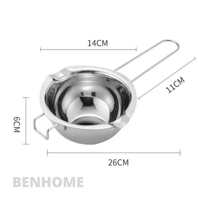 Panci Steam Baking Stainless Panci Steam Coklat Butter Melter