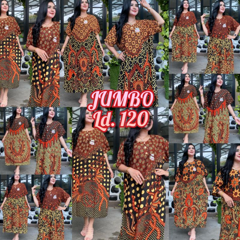 Daster ibu | Jumbo | motif | sogan | batik | batik Pekalongan | Original berkualitas | daster batik 