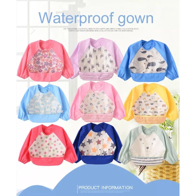 Peva Style Cloth bib-Bib Baju Anak -Celemek makan bayi