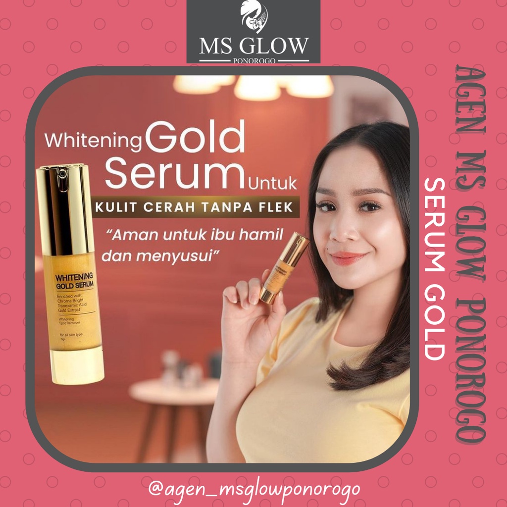 [Agen MS Glow Ponorogo] MS GLOW WHITENING GOLD SERUM