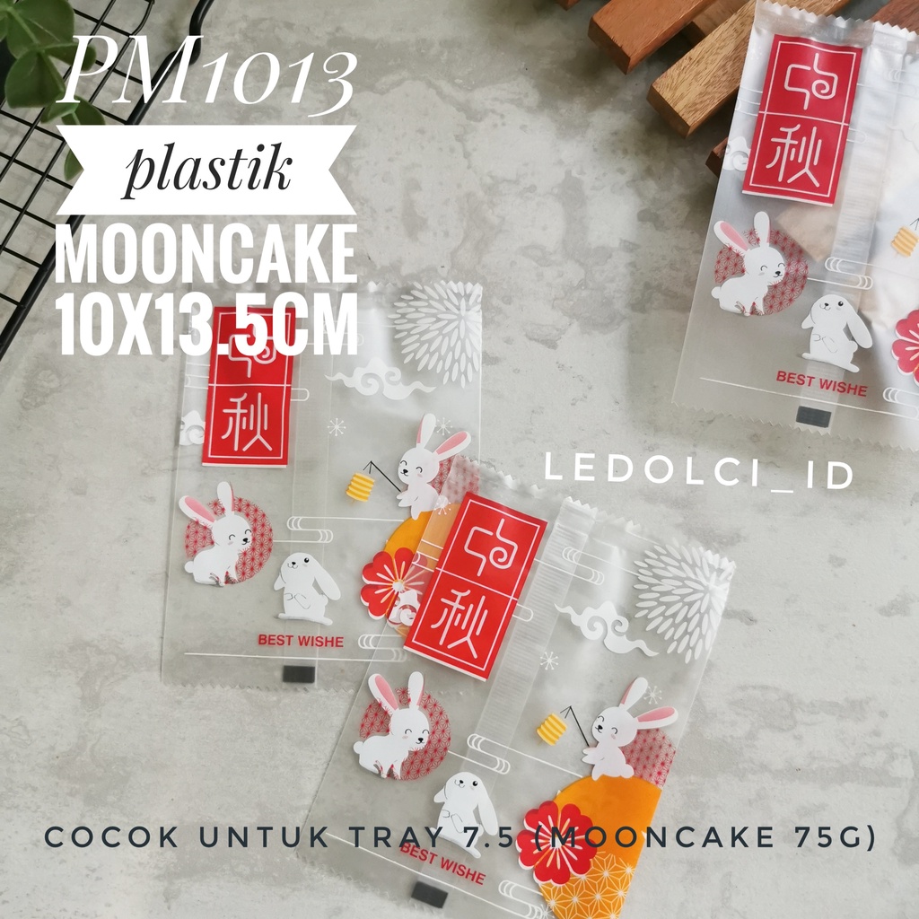 

PLASTIK MOONCAKE KUE BULAN 50 GR - 75 GR 10x13.5 CM - PM1013