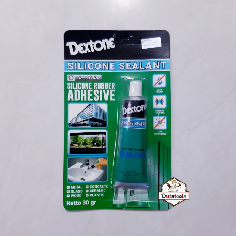 

Lem aquarium DEXTONE sealant clear 30 gr/lem kaca dll