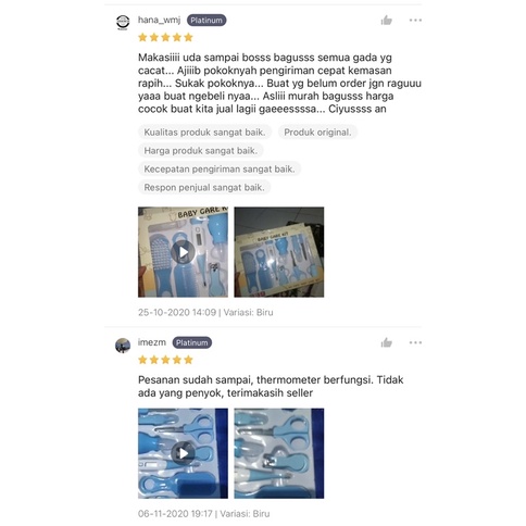 Baby care kit/10 set perlengkapan bayi/kado lahiran/newborn gift set/health care set HLT10-3