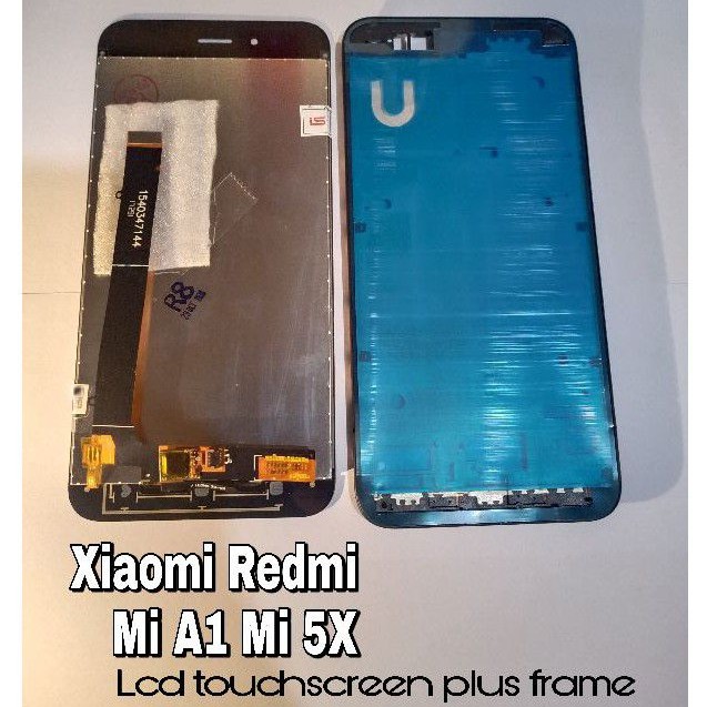 Lcd touchscreen plus frame Xiaomi redmi Mi A1 Mi 5x hitam