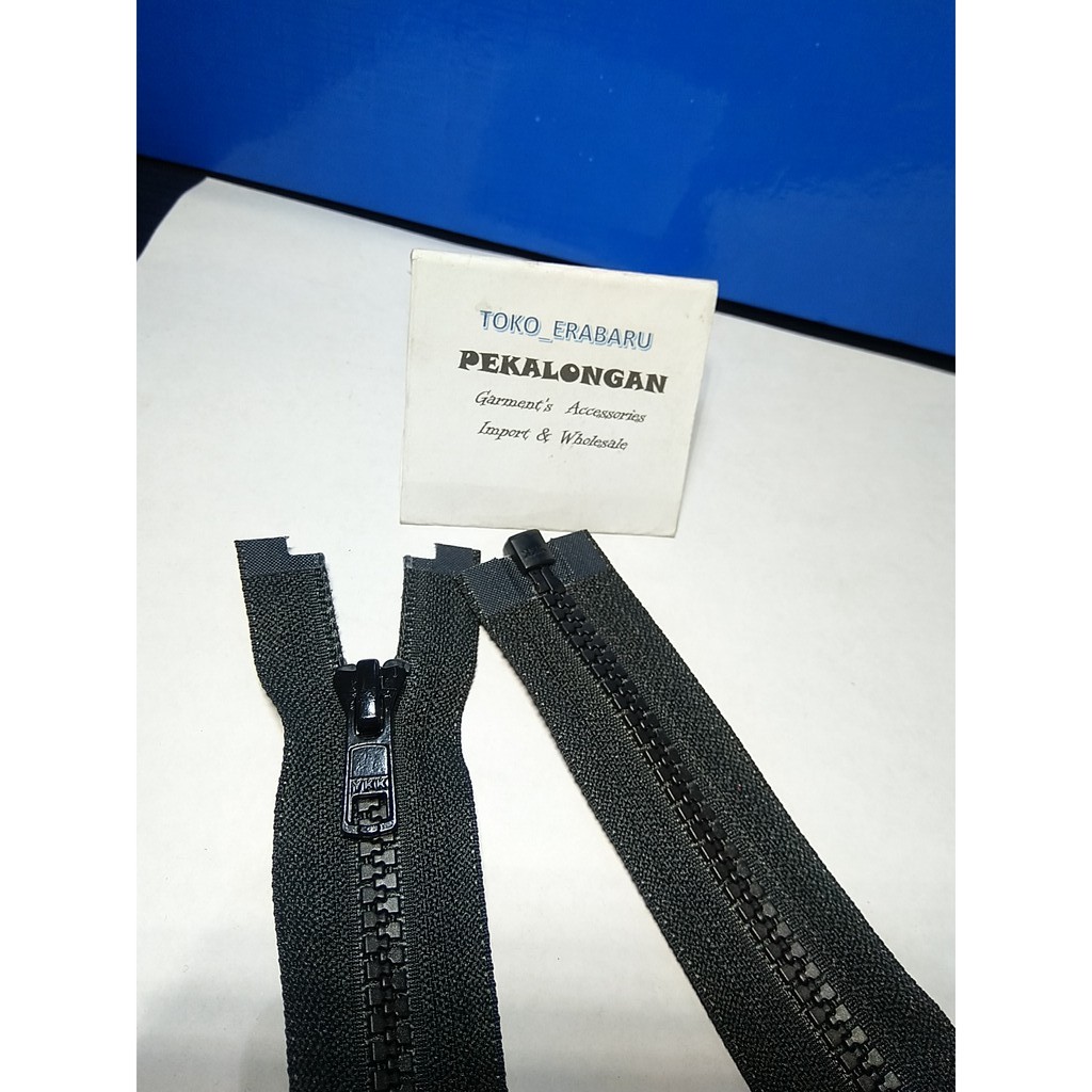 RESLETING JAKET GIGI KASAR,HALUS MERK YKK DAN ASAHI-24 dan 26 INCI