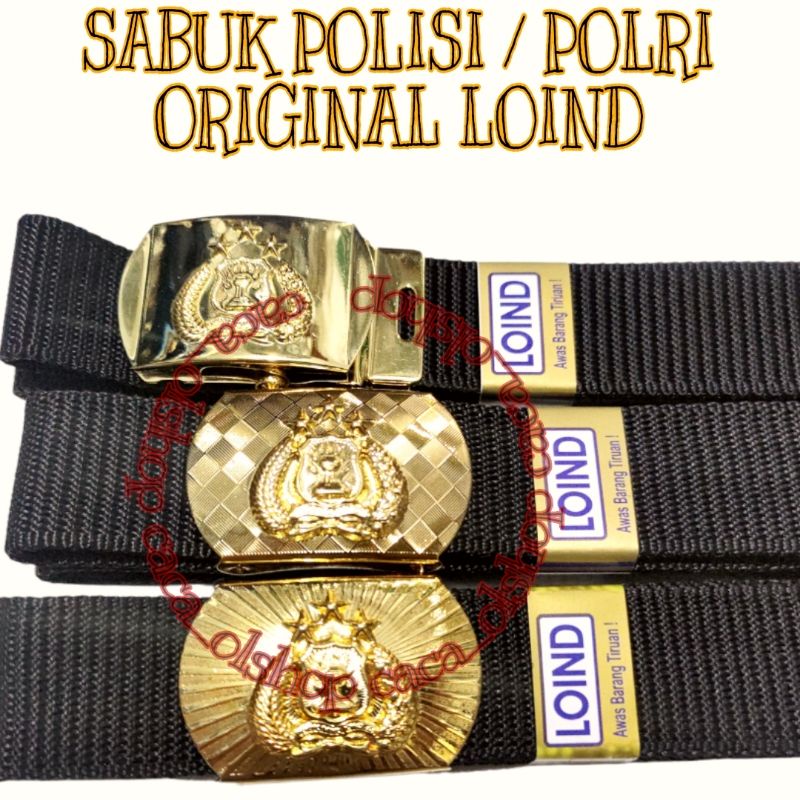 SABUK PDH POLRI LOIND GESPER POLISI