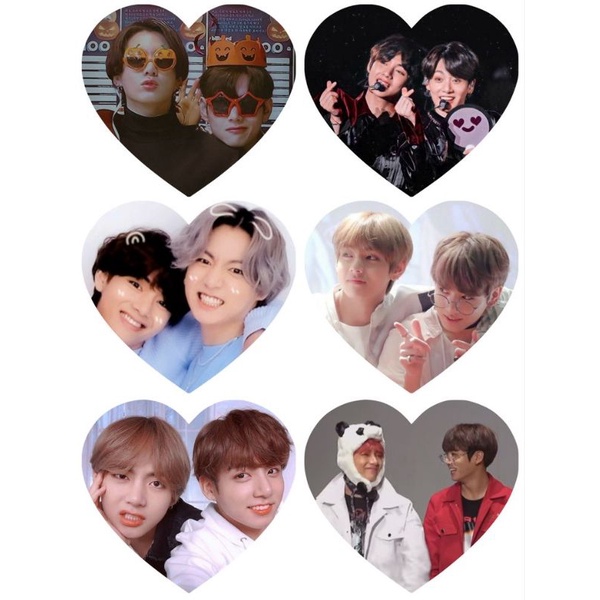 

Taekook stiker paling murah Vkook stiker BTS stiker Jungkook Taehyung stiker