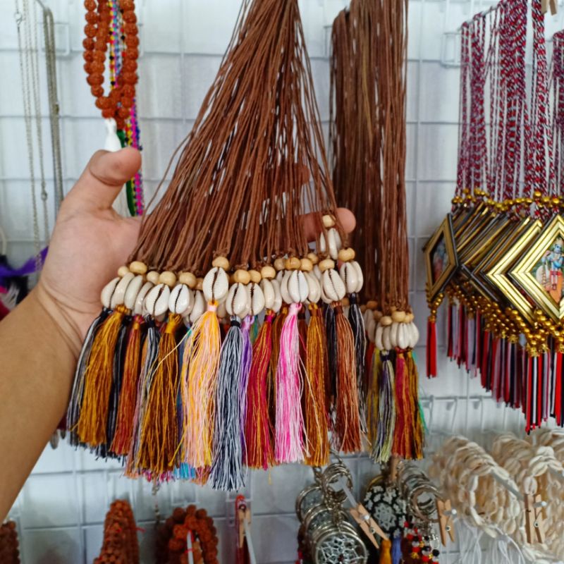 Kalung Shambala Kerang Rumbai / Kalung Kerang Bali / Kalung Bohemian Shell / Kalung Cewek Murah