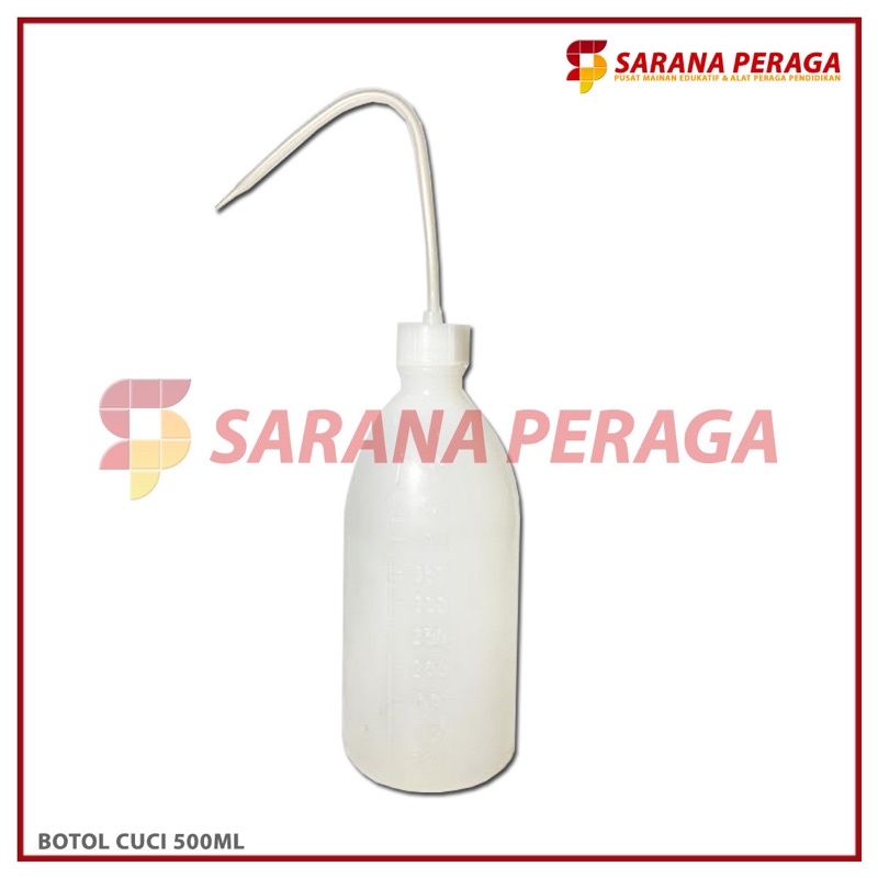 Jual Saranaperaga Botol Cuci Ml Wash Bottle Alat Peraga Kimia