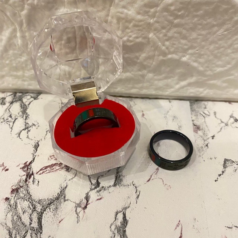 Cincin Titanium Branded GUCCI/LV RING (WITH BOX)