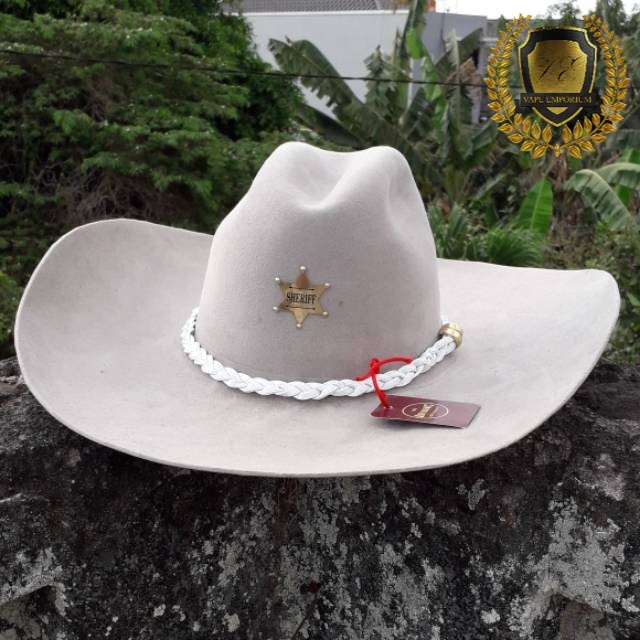 Topi Laken fedora Marlboro  Hat istimewa topi cowboy