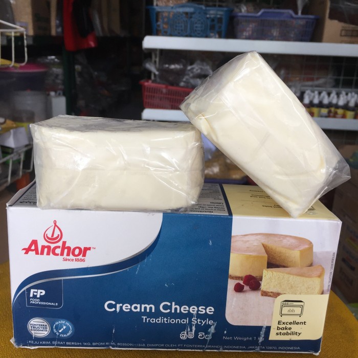 

Krim- Cream Cheese Anchor 250 Gr Repack Wajib Gojek On Line -Krim.