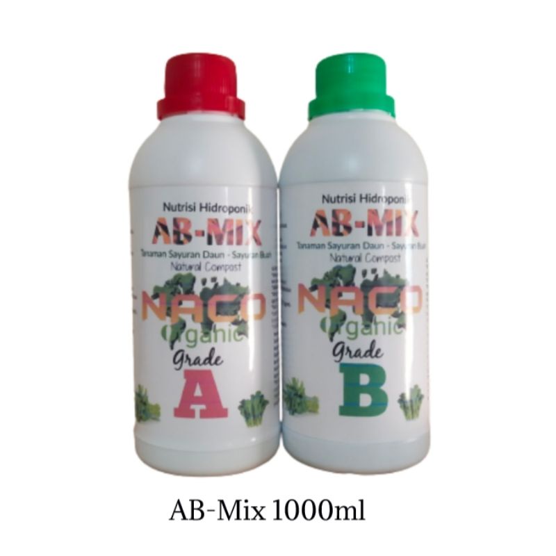 AB MIX Nutrisi Hidroponik - Nutrisi Hidroponik AB Mix Murah - AB-Mix Pekatan Siap Pakai 1 Liter