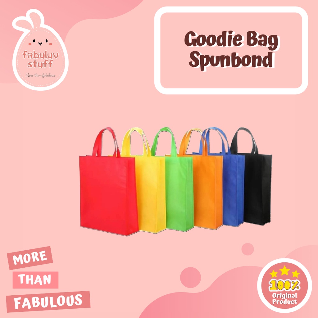 

ATK ~ Tas Kain Spunbond / Totte bag Warna Warni