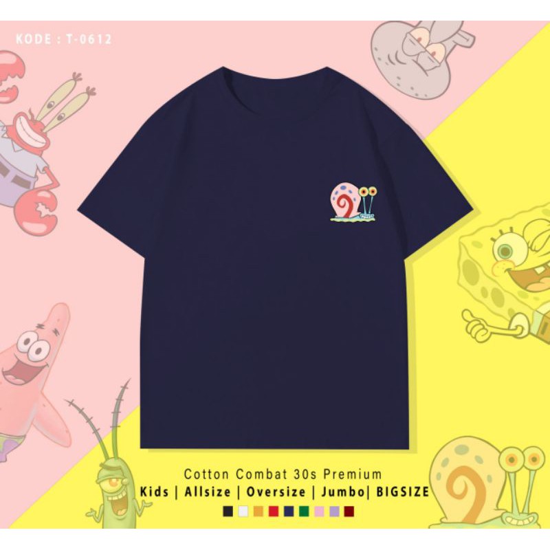 T-SHIRT / TUMBLR TEE SPONGEBOB AND FRIEND / UNISEX COTTON 30S PREMIUM