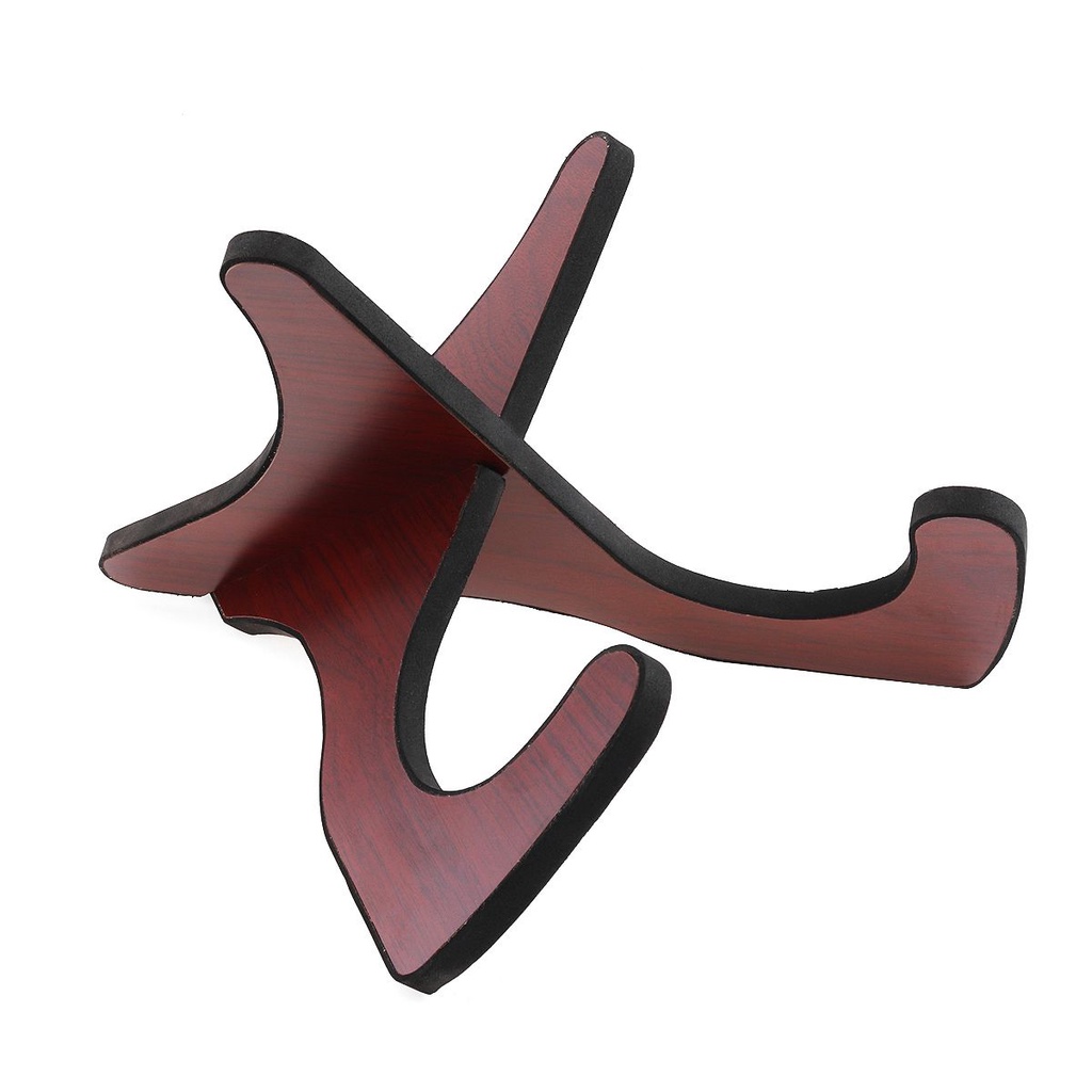 Rak Stand Display Vertikal Bahan Kayu Untuk Ukulele / Biola