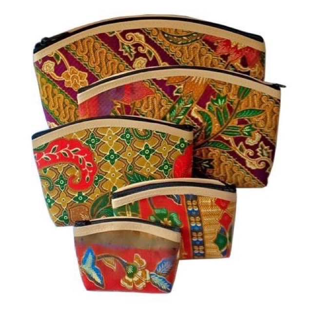 Dompet batik beranak (satu set isi 5 ) warna random tidak bisa pilib motif