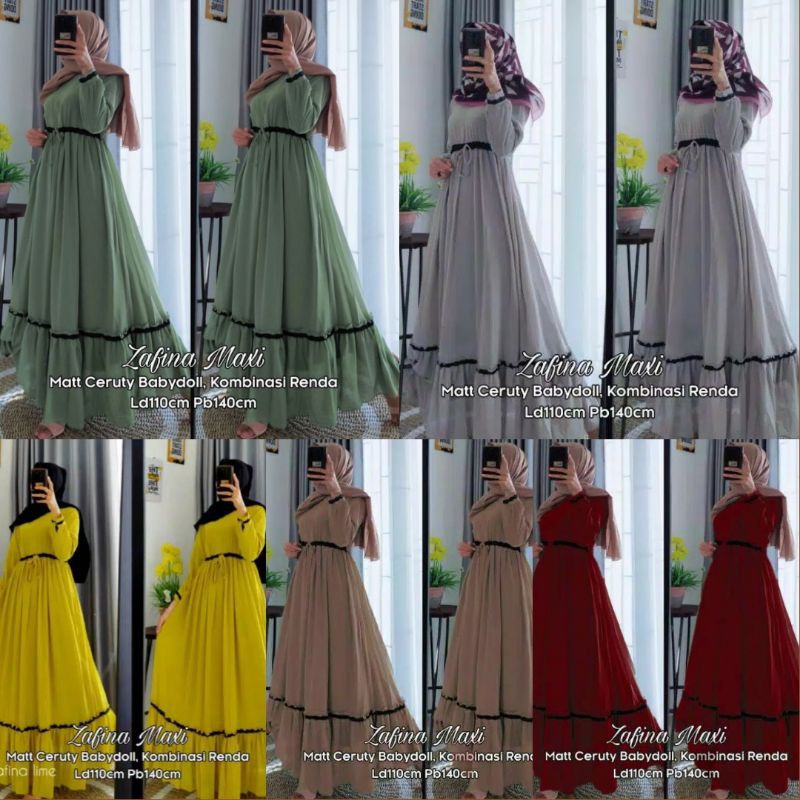 Part 2 Zafina Dress READY STOCK