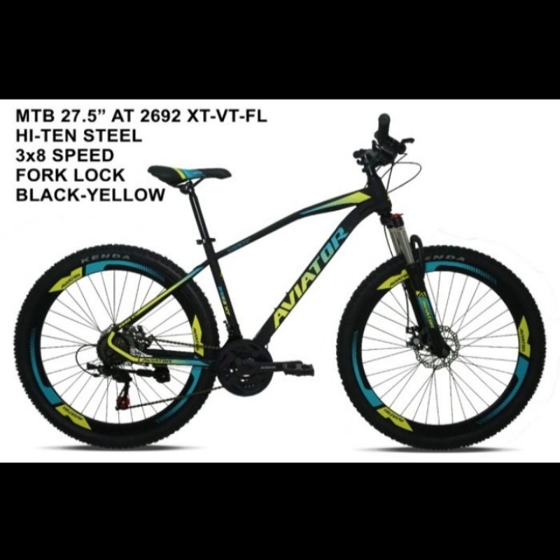 sepeda gunung aviator 2692 XT VT 27.5 inch