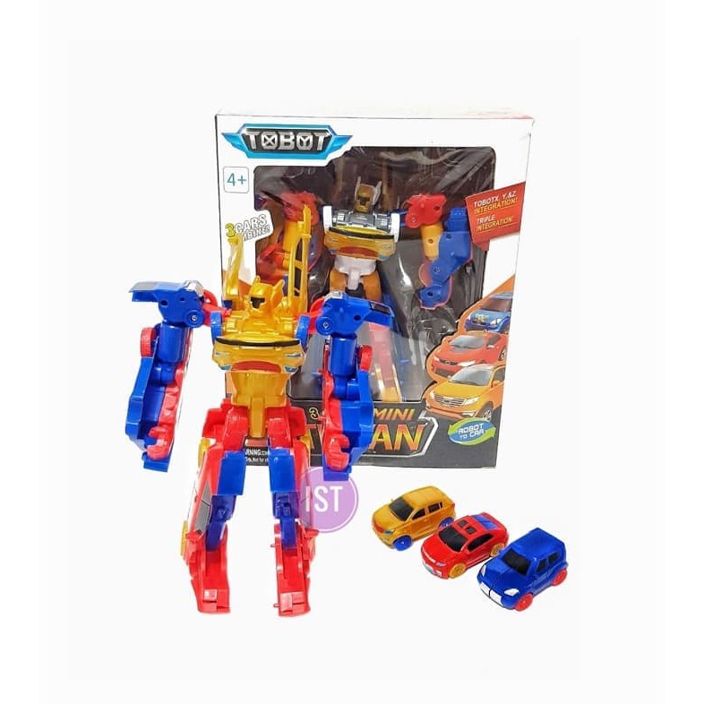 Mainan Permainan Maenan Edukasi Mobil Mobilan berubah jadi robot Tritan Car Montessori Kids Toys Toy