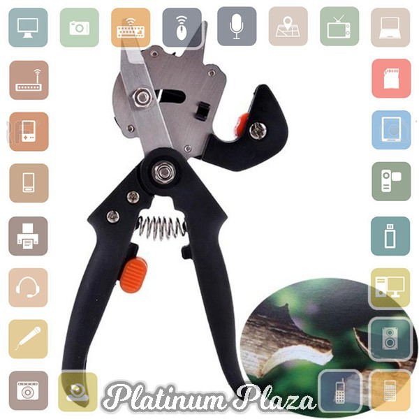 VKTECH Gunting Okulasi Sambung Batang Tanaman Grafting Vaccination Pruning Tool - 210`2600CE-- Black