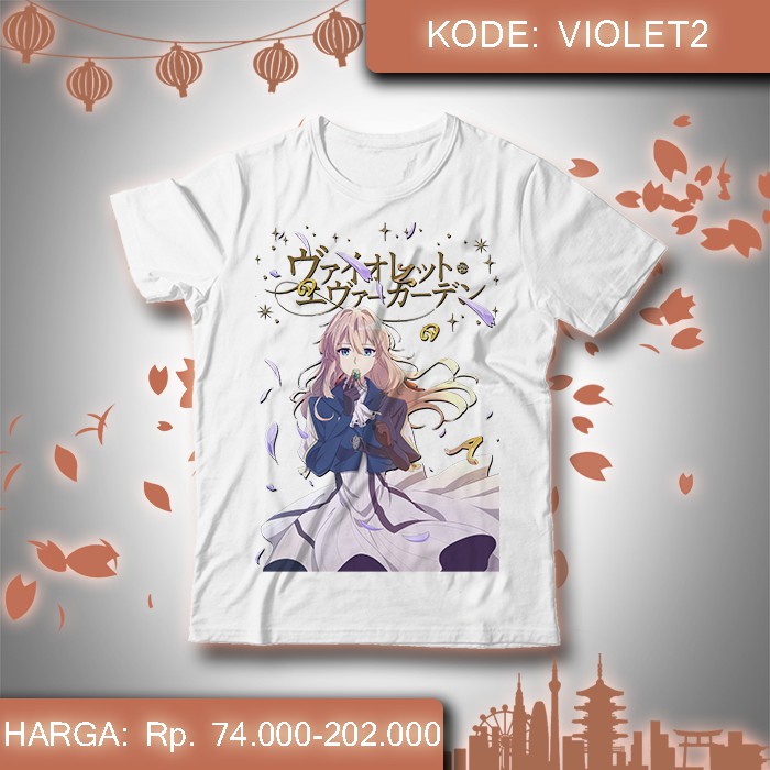 Baju Kaos Anime Violet Evergarden 2