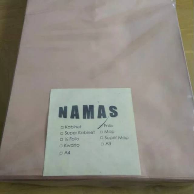 

Amplop namas polo tidak palai tali folio isi 100 pcs