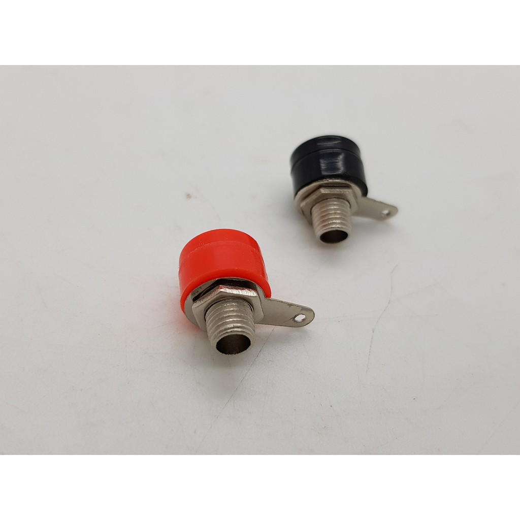 SOCKET BANANA BINDING POST 1 SET ( MERAH+HITAM )