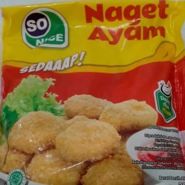 

Terlaris Nugget/Naget Ayam So Nice 250 gr