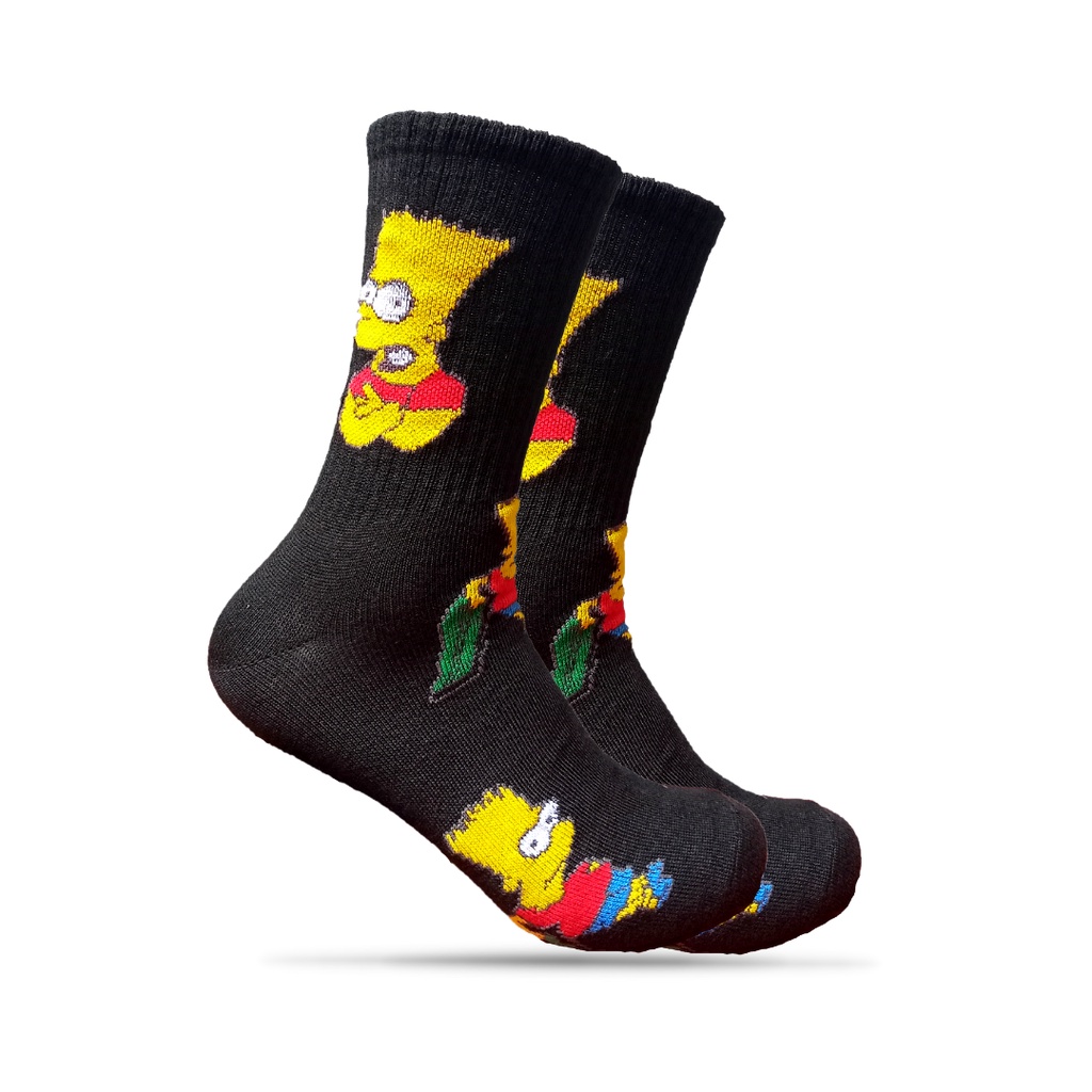 Kaos Kaki Oldschool - Kaos Kaki Skate Motif Simpson Baru - The Muds Official