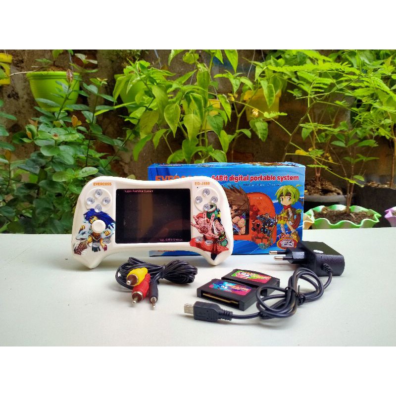PVP retro type EG -J880 .Game.model stick dengnan miotif kartun