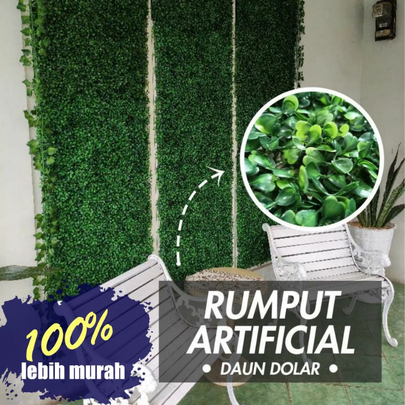 new daun dolar sintetis, daun dolar dinding, daun dolar rambat plastik