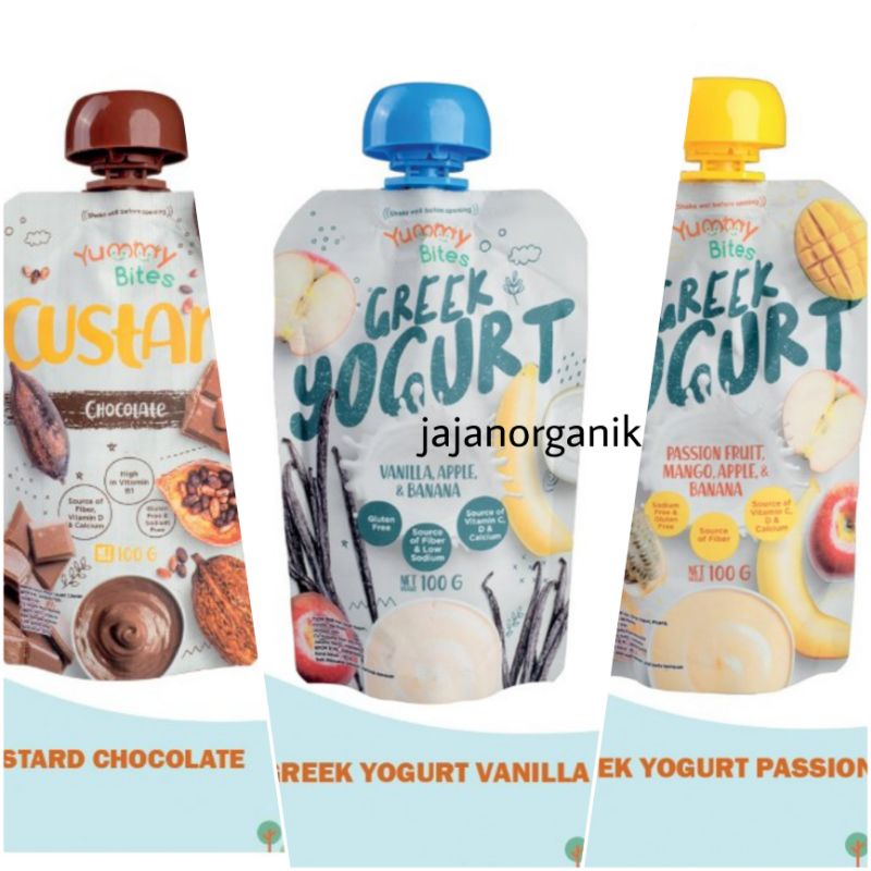 Yummy Bites Greek Yogurt TERBARU / Camilan Anak Mpasi Jus Buah