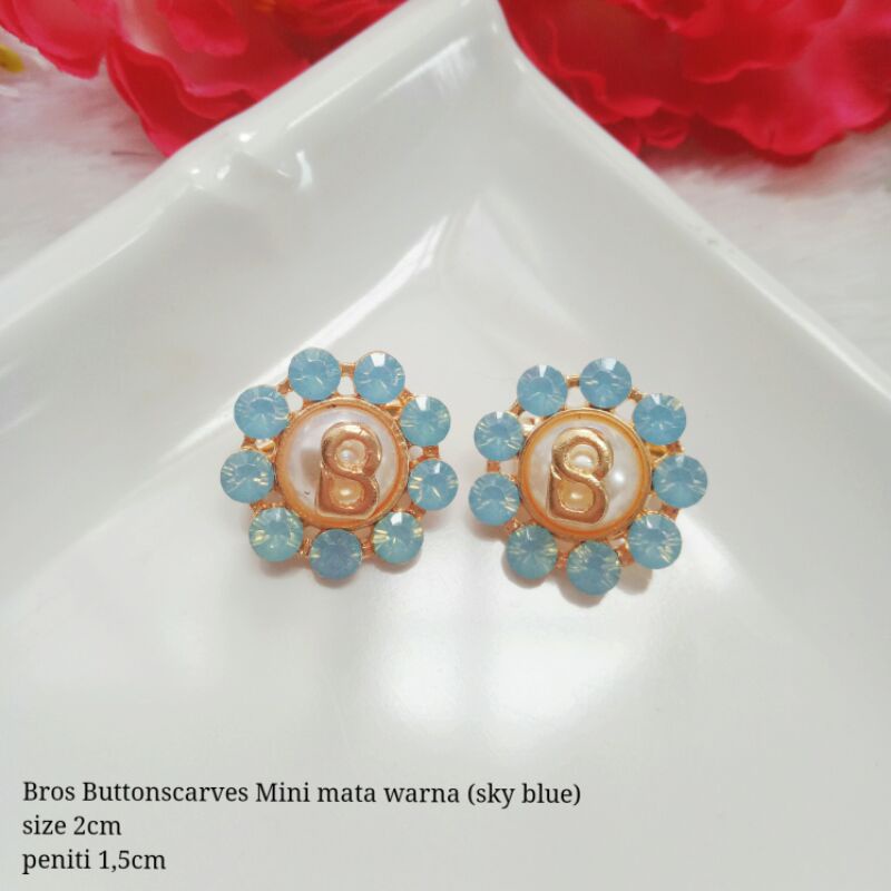 BROS BUTTONSCARVES KW (PART 5) BROS B-mini mata SkyBlue