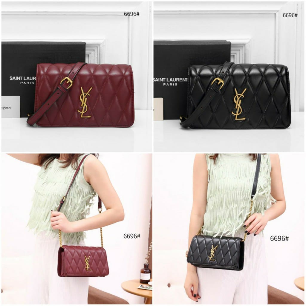TAS YSL 6696 Yves Saint Laurent Sling Bag #6696