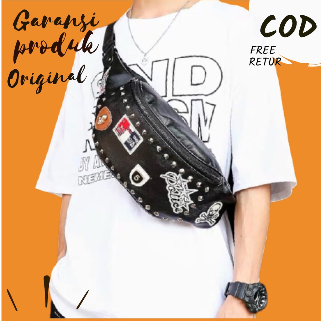 Tas Selempang Cowok Coach Original Men Charles Camera Sale For Mante Termurah Tas Waistbag New S9V4