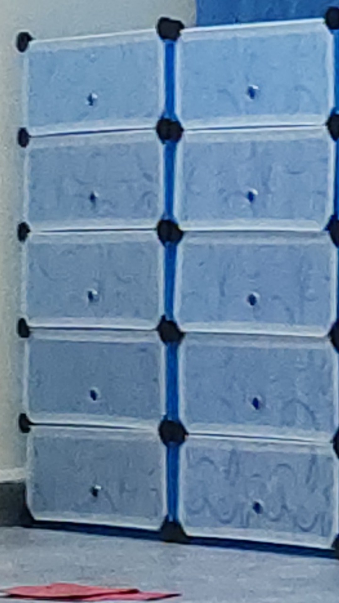 Rak Sepatu Plastik Rak Susun Serbaguna 5 Susun/pintu