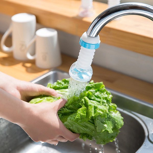 Sambungan kran air anti muncrat 360 derajad keran Air Flexible - Saringan Air Faucet Flash Dispenser Rak Dapur Filter Kepala Saring Shower Saringan Sink