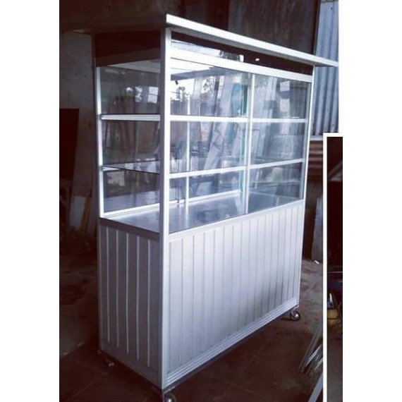 Etalase Kue / Makanan, Etalase Makanan untuk Jualan / Etalase Kaca Jualan Kue / Makanan