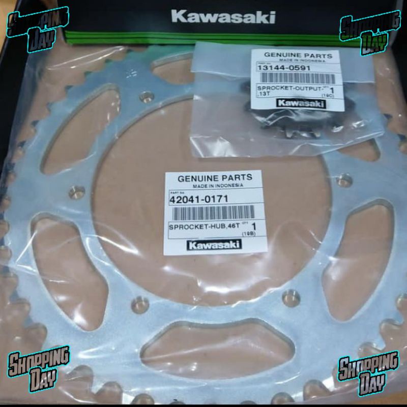 Gear depan gir depan gear belakang gir belakang klx230 klx 230 ORIGINAL