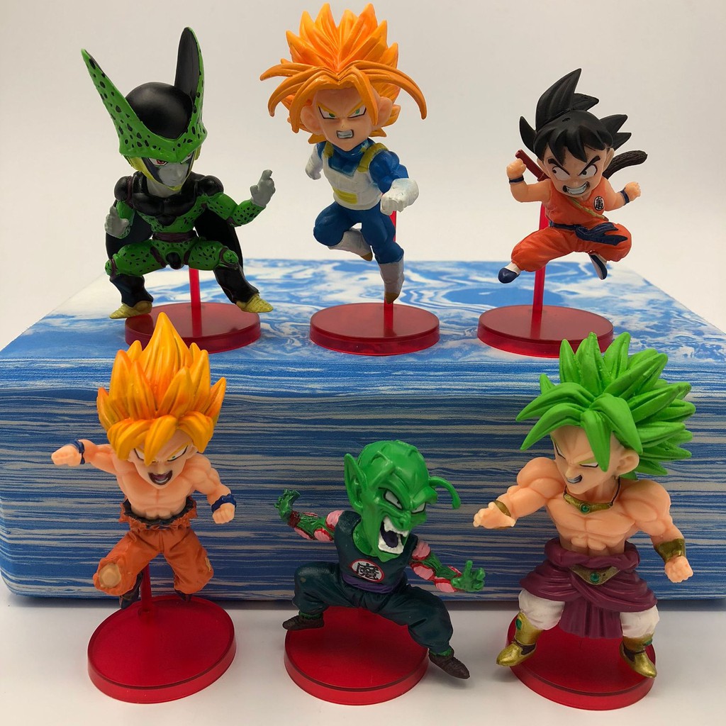 6Pcs Set Action Figure Dragon Ball Wcf 38th Bahan PVC Shopee