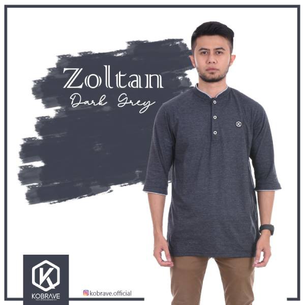 Baju Koko Pria Koko ZOLTAN Series Baju Koko Pria Busana Muslim Pria TERBARU