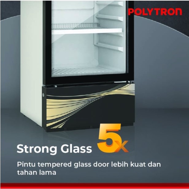 Polytron Showcase 230 Liter SCN 236 Allure Lemari Pendingin Minuman